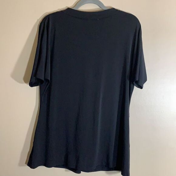 H by Halston Black Dressy Style Top - Picture 2 of 5